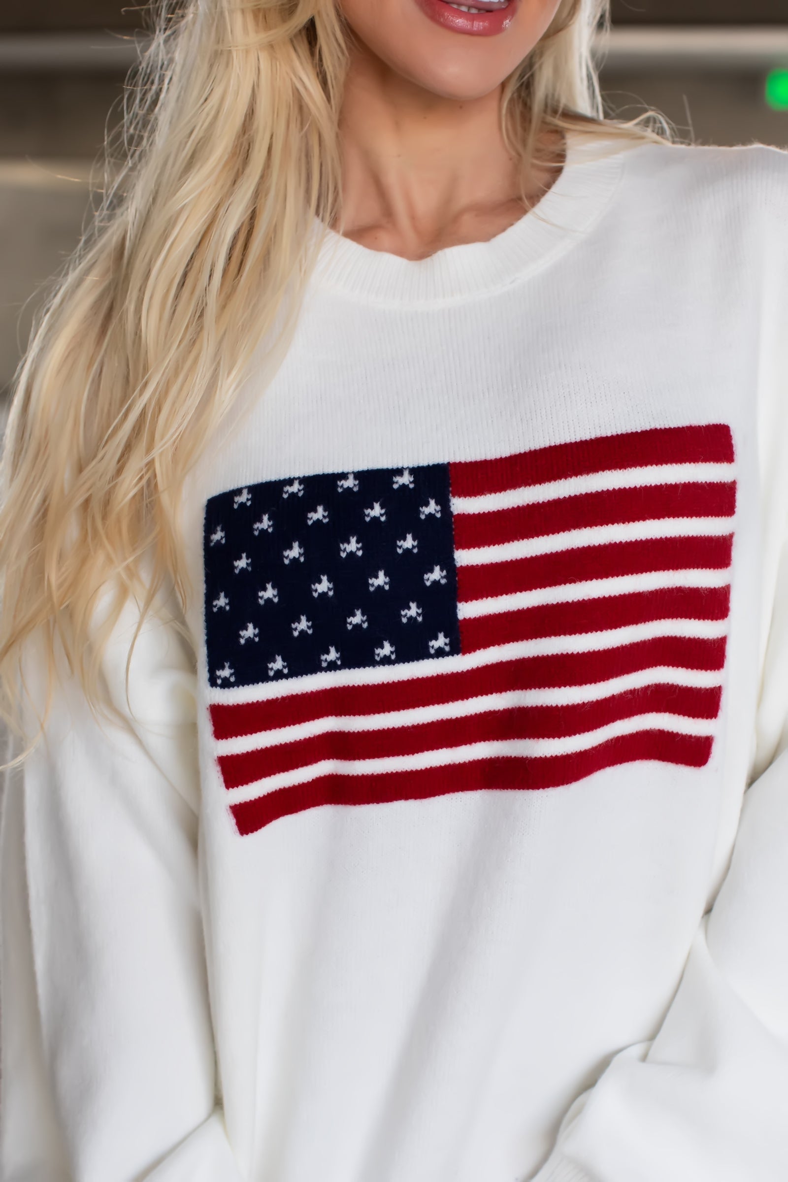 Miss Americana Oversized Sweatshirt - White, Closet Candy, 1