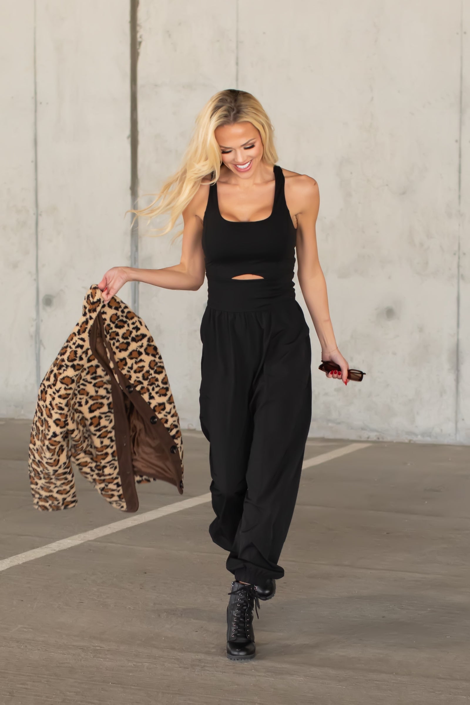 Run For The Hills Jumpsuit - Black, Closet Candy, 1