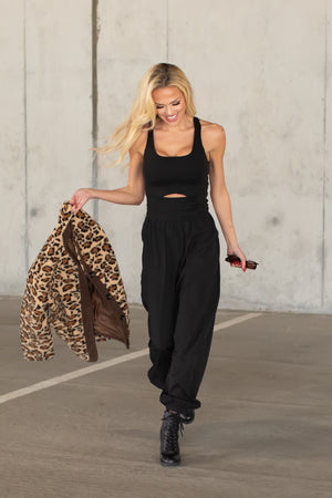 Run For The Hills Jumpsuit - Black, Closet Candy, 2