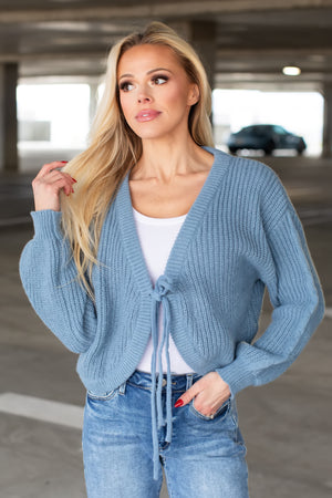 We Sure Are Cute Cardigan - Blue, Closet Candy, 1