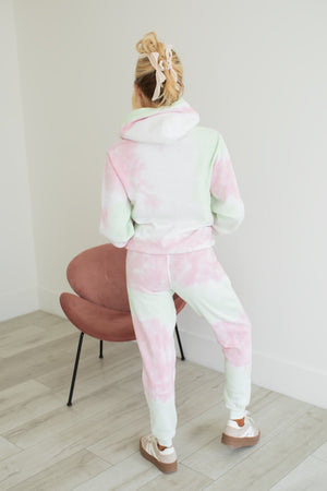 Hit The Road Tie Dye Loungewear - Green, Closet Candy, 6