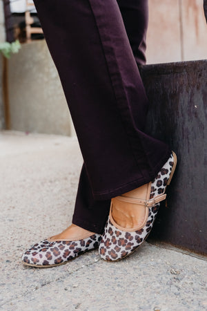 Effortless Mesh Ballet Flats - Leopard, Closet Candy, 7