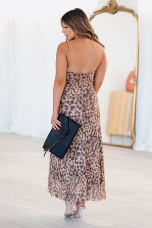 Time To Go Maxi Dress - Leopard, Closet Candy, 5