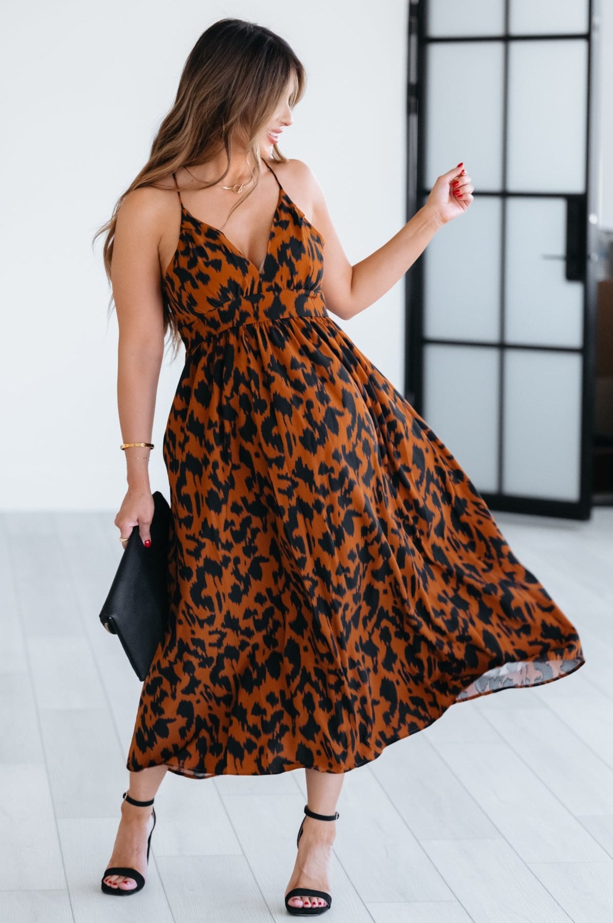 We Still Have Fun Maxi Dress - Leopard, Closet Candy, 1