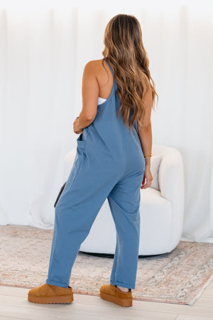 On-the-Go Vibe Jumpsuit - Dusty Blue, Closet Candy, 4