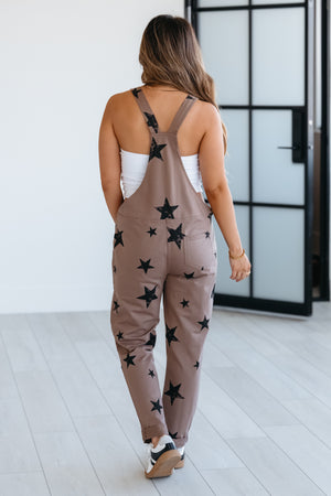 Dancing Under the Stars Jumpsuit - Mocha