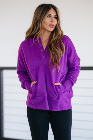 Keep It Cozy Hoodie - Lt Plum, Closet Candy, 4