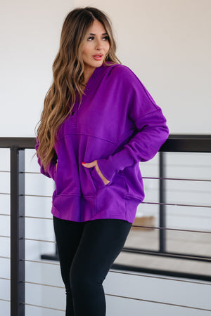 Keep It Cozy Hoodie - Lt Plum, Closet Candy, 7