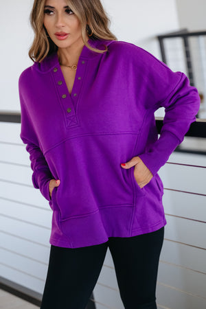 Keep It Cozy Hoodie - Lt Plum, Closet Candy, 9