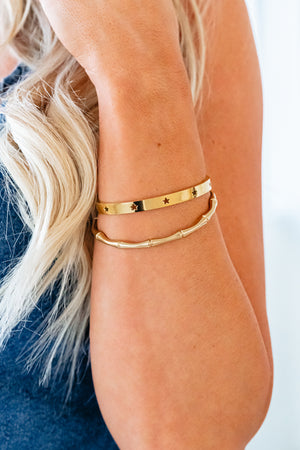 Star Love Bracelet - Gold, Closet Candy, 4