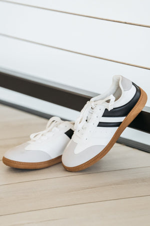 Start Me Up Sneakers - White/Black