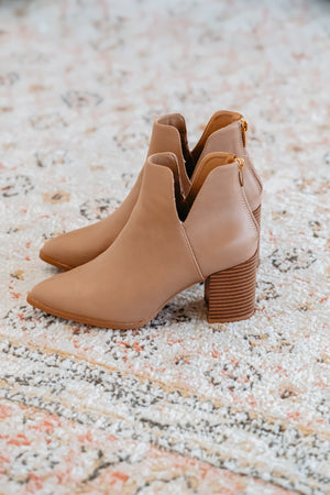 Day-to-Night Neutral Booties - Taupe, Closet Candy, 3