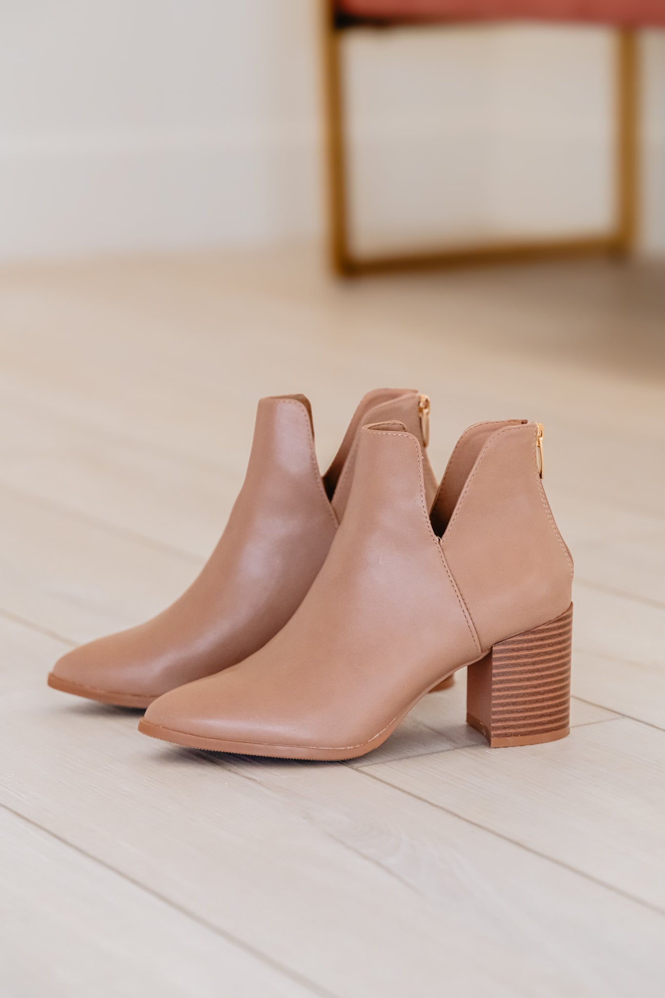 Day-to-Night Neutral Booties - Taupe, Closet Candy, 1