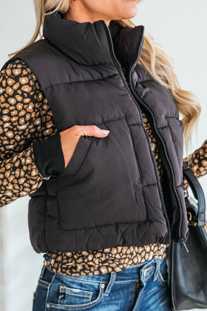 Chill Puffer Vest - Black, Closet Candy, 5