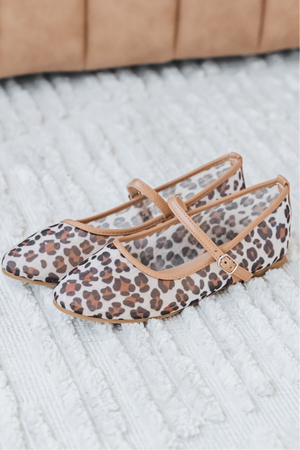 Effortless Mesh Ballet Flats - Leopard, Closet Candy, 2