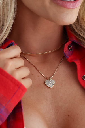 Via Margutta Heart Necklace - Gold closet candy 1