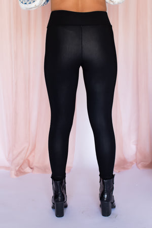 Jingle All the Way Leggings - Black, Closet Candy, 1