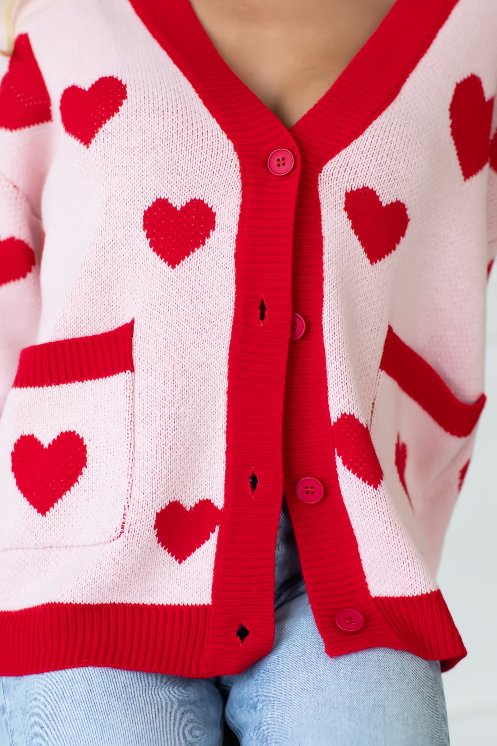 You've Got All My Love Cardigan - Pink, Closet Candy, 1