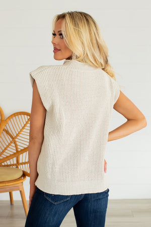 Having Doubts Sweater Vest - Ecru, Closet Candy, 5