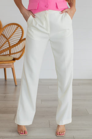 Let It Happen Pants - Ivory, Closet Candy, 2