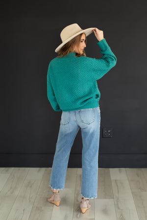 Won't Deny That Knit Sweater - Green, Closet Candy, 5