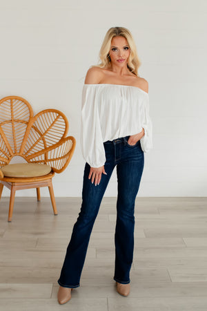 Ain't A Mystery Off Shoulder Top - White, Closet Candy, 3