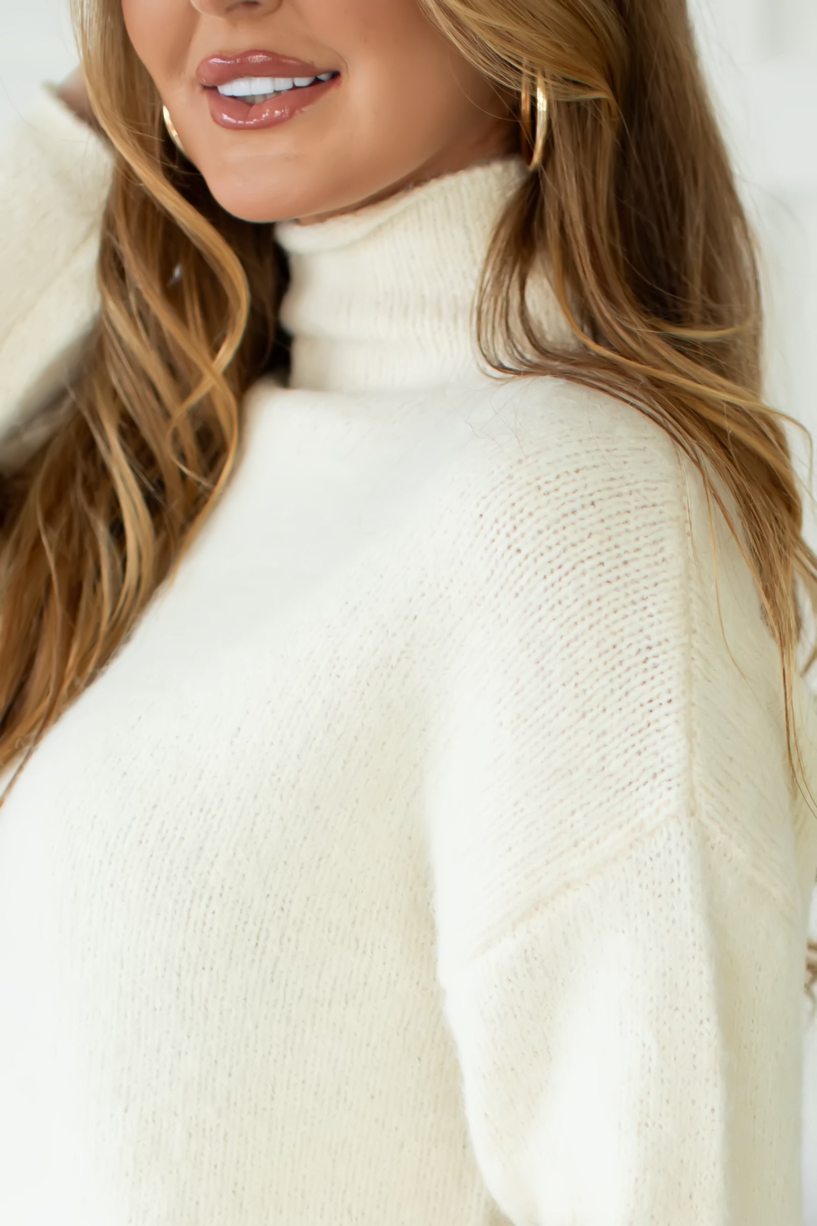 Runnin' Out Sweater - Cream, Closet Candy, 1