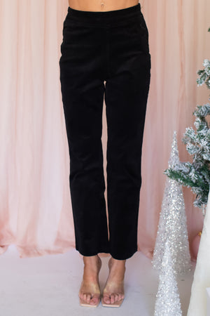 Holly That Will Be Velvet Pants - Black, Closet Candy, 2