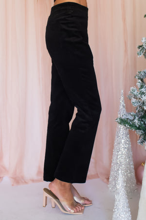 Holly That Will Be Velvet Pants - Black, Closet Candy, 4