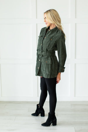 Don't Think Twice Jacket - Olive, Closet Candy, 4