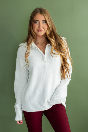 Cold Embrace Sweater - Ivory, Closet Candy, 1