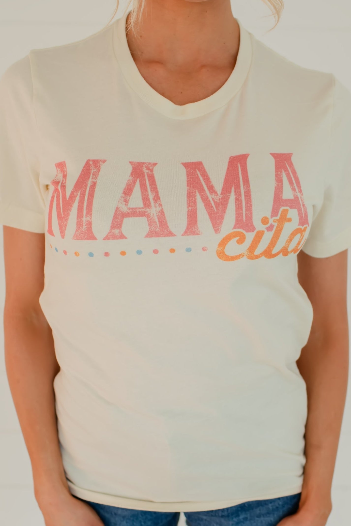 Mamacita Fiesta Graphic Tee - Cream, Closet Candy, 1