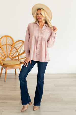 How Your Weekend's Been Oversized Shirt - Rose, Closet Candy, 6