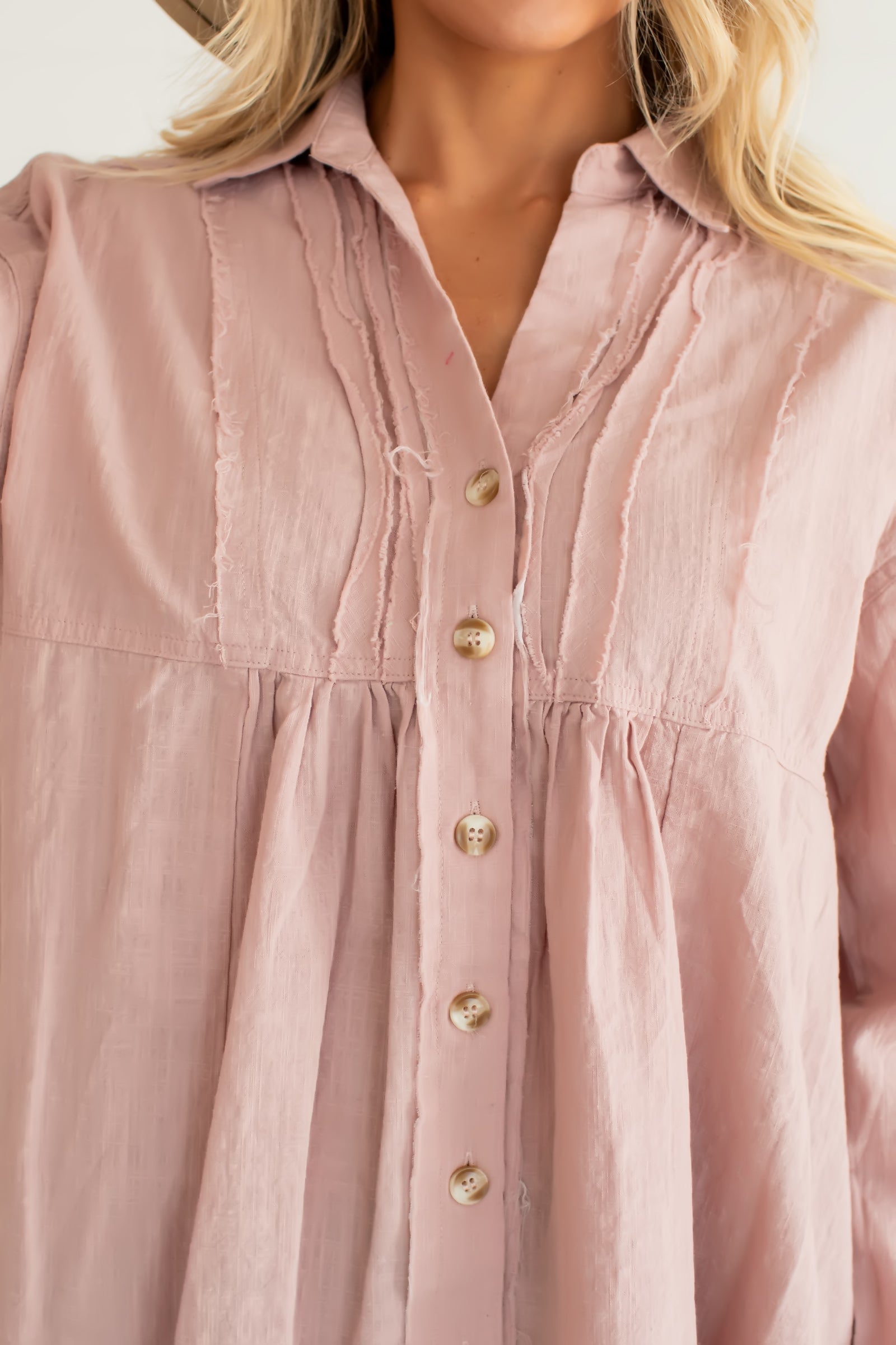 How Your Weekend's Been Oversized Shirt - Rose, Closet Candy, 1