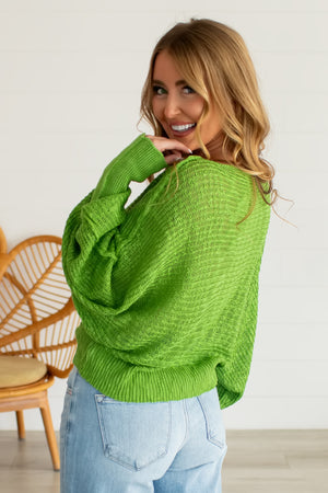 Breathe Me In Knit Sweater - Apple Green, Closet Candy, 4