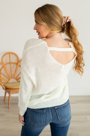 Let Me Show It Knit Sweater - Ivory, Closet Candy, 5