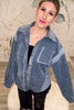 After Hours Oversized Shacket - Denim, Closet Candy, Rachel Fit Video