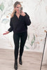 You Need to Calm Down Sweatshirt - Black, Closet Candy, Rachel Fit Video