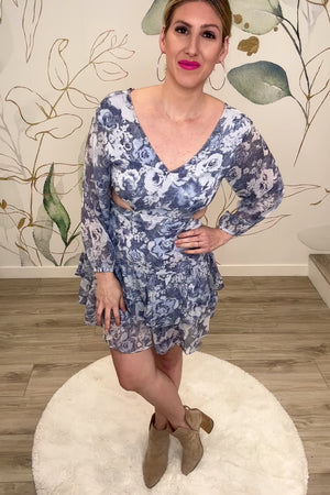 To Meet Again Cutout Dress - Navy, Closet Candy, Rachel Fit Video