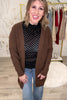 Tryna Fin Somebody Knit Cardigan - Dark Brown, Closet Candy, Rachel Fit Video