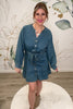 Late In the Night Mini Dress - Denim, Closet Candy, Rachel Fit Video