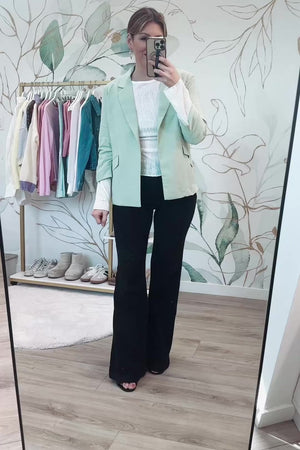 All That There Is Blazer - Sage, Closet Candy, Rachel Fit Video