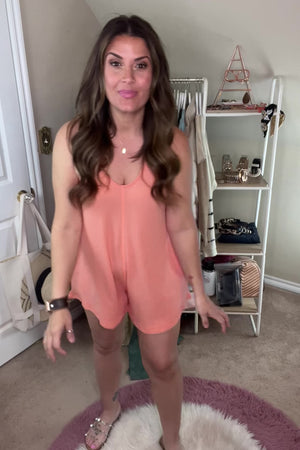 Endless Summer Sleeveless Romper  - Closet Candy Nikki B fit video