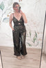 Fade Into You Jumpsuit - Black-Gold, Closet Candy, Rachel Fit Video