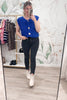 In So Deep Chunky Knit Top - Navy,  Closet Candy, Rachel Fit Video