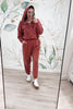 Slow It Down Jumpsuit - Rust, Closet Candy, Rachel Fit Video