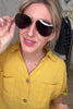 FREYRS Morgan Aviator Sunglasses - Gold, Rachel Fit Video