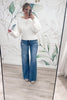 Dreamy Balloon Sleeve Boat Neck Sweater - Off White, Closet Candy, Rachel Fit Video