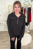 Be Like Before Half-Zip Pullover - Black, Closet Candy, Rachel Fit Video