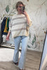 Just When Striped Sweater Top - Natural, Closet Candy, Rachel Fit Video